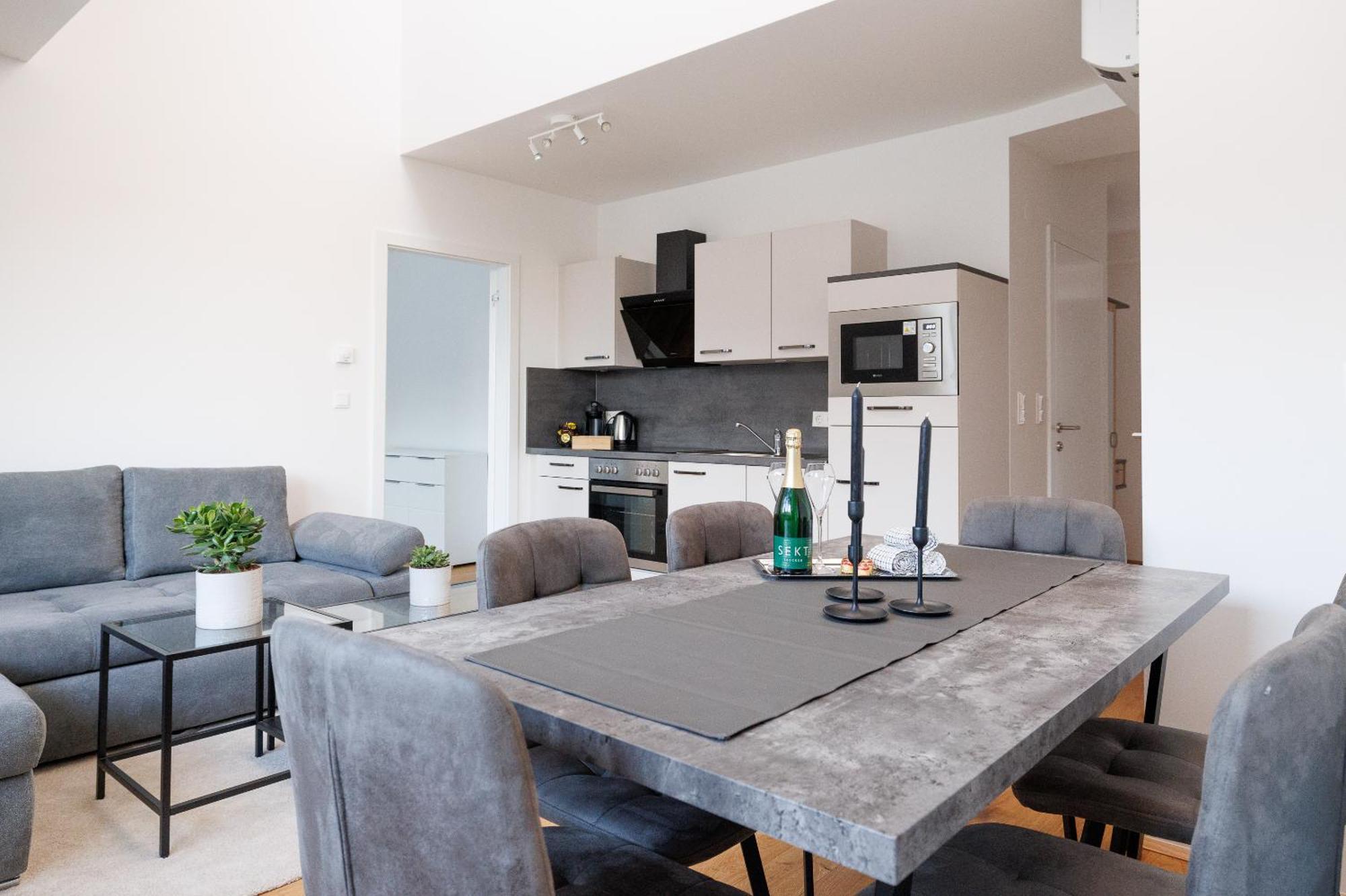 Symphony Apartments 41 - Modern Loft With Terrace And Grill In Central Location Wien Exterior foto