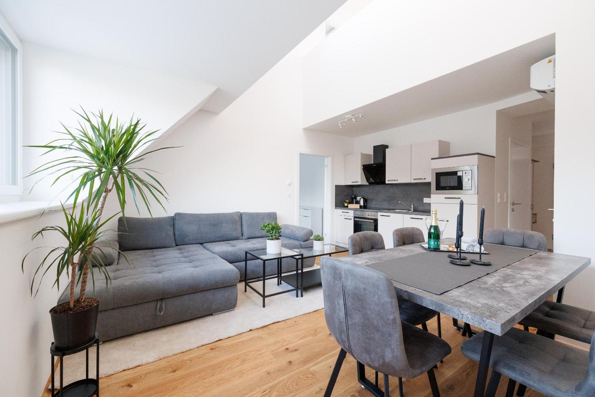 Symphony Apartments 41 - Modern Loft With Terrace And Grill In Central Location Wien Exterior foto